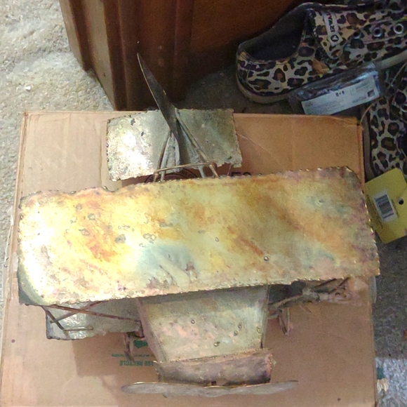 Vintage brass airplane musical - Picture 3 of 10